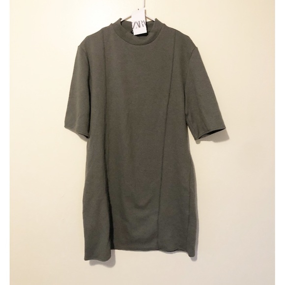 NWT Zara Textured Weave Dress - Picture 4 of 8